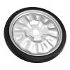 16in Wheelchair Rear Tire Polyurethane Electric Wheel 4Hole Hub with 45mm Middle Hole 16R2.125, Casters view 3