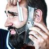 Beard Shaper Template Beard Shaping Tool Styling Comb Stencil for Goatee Mustache Sideburns Facial Hair Trimming Guide Grooming Shaper for Men view 1