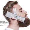 Beard Shaper Template Beard Shaping Tool Styling Comb Stencil for Goatee Mustache Sideburns Facial Hair Trimming Guide Grooming Shaper for Men view 3