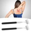 2Pcs Extendable Back Scratcher, Portable Retractable Stainless Steel Scratching Head Body Massage Tool with Long Handle, Labor-Saving and Flexible, 7.9-26.8 inch view 2