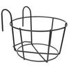 DOITOOL 1 Pc Flower Pot Storage Rack Fence Planter Holders Over Fence Planters Rail Balcony Hanging Planters Metal Railing Planters Outdoor Flower Pot Holder Planter Box Iron Flowerpot view 1