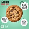 Diablo Sugar Free Chocolate Chip Cookies  Low Sugar Snacks Made with Maltitol, Crunchy Chocolate Flavor Treats for Everyday Snacking, Guilt Free Biscuit Alternative, 130g Pack of 2 view 3