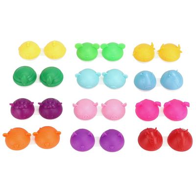 12PCS Contact Lens Case, Cute Animal Shape Contact Lens Box Travel Eye Contact Lens Holder Container for Home Travel