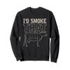 Funny BBQ Grilled Steak Smoked Meat Beef Cow Barbecue Sweatshirt view 1