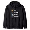 Kawaii Japan Ramen Noodles Japanese Manga Otaku Anime Zip Hoodie view 1