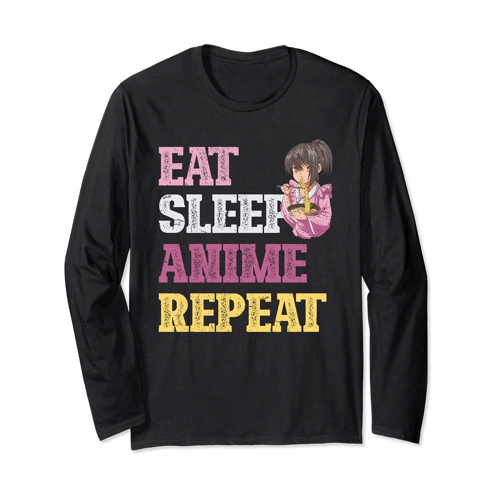Japan Otaku Ramen Noodles Kawaii Japanese Food Manga Anime Long Sleeve T-Shirt