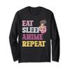 Japan Otaku Ramen Noodles Kawaii Japanese Food Manga Anime Long Sleeve T-Shirt view 1