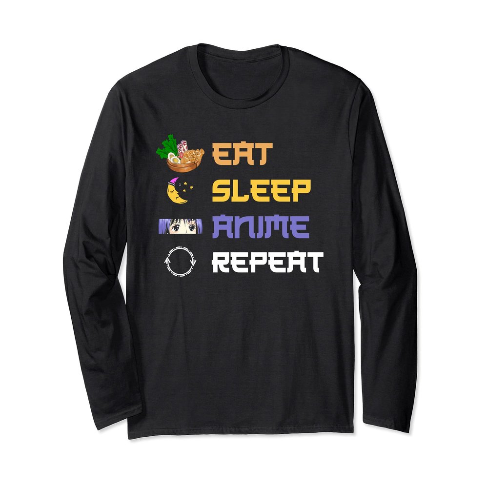 Ramen Noodles Otaku Japanese Manga Kawaii Japan Anime Long Sleeve T-Shirt