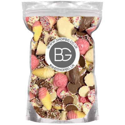 BG Chocolate Candy Quality Pick & Mix Sweets - Large Assortment 750g Pouch