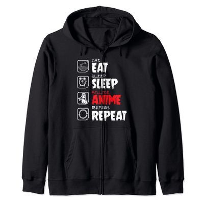 Japan Ramen Noodles Otaku Kawaii Japanese Manga Anime Zip Hoodie