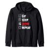 Japan Ramen Noodles Otaku Kawaii Japanese Manga Anime Zip Hoodie view 1
