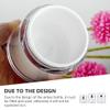 Lurrose Collection 3pcs Airless Cream Jars Refillable Makeup Cream Bottles Vacuum Foundation Bottle Double- layer Sample Jars Cosmetics Air Pump Bottles for Travel Home Powder Makeup view 4