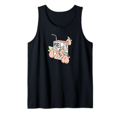 Aesthetic Japanese Peach Juice - Japanese Peach Juice Tank Top