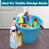 14L Litre Strong Blue Plastic Builders Bucket 3 Gallon Multipurpose Storage Construction Bucket With Metal Handle & Spout For Cleaning Animal Feed Mixing Home & Garden (Made in UK) (6) view 4
