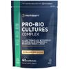 Pro-Bio Cultures Complex 60 Billion CFU Per Pack | Advanced Multi-Strain Pro-Bio with Lactobacillus Acidophilus, Bifidobacterium | 60 Vegan Capsules | Supplement for Men & Women | by Horbaach view 1