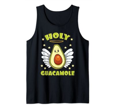 Holy Guacamole Avocado Cinco de Mayo Guacamole Angel Tank Top