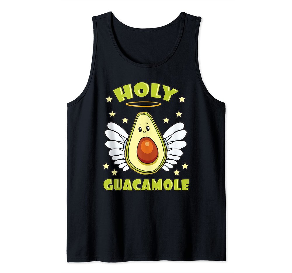 Holy Guacamole Avocado Cinco de Mayo Guacamole Angel Tank Top