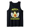 Holy Guacamole Avocado Cinco de Mayo Guacamole Angel Tank Top view 1