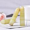 1pc Natural Light Yellow Afghan Jade Crystal Point Energy Healing Quartz Tower Wand Ornament for Home Decor Reiki Pyramid Gift-Natural Afghan Jade_70-80mm view 4