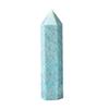 1pc Natural Amazonite Crystal Point Meditation Healing Stone Reiki Obelisk Crystal Wand Ornament for Home Decor Pyramid Gift-Amazonite_70-80mm view 1