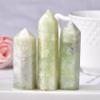 1pc Natural Crystal Point Snowflakes Jade Healing Obelisk Quartz Wand Reiki Obelisk Ornament for Home Decor Energy Stone Gift-Snowflakes Jade_60-70mm view 3