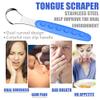2025 New Version Tongue Scraper Cleaner for Adults & Kids, Medical Grade Metal Tongue Brushes Set for Fresh Breath Dental Eliminate Bad Breath in Seconds (4 pcs) view 3