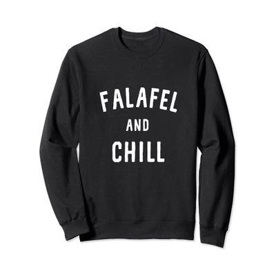 Falafel And Chill Middle Eastern Food Vegan Hummus Ramadan Sweatshirt