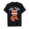 Shhh. I'm Busty Fox Coffee Bean Cafe Otaku Animation Comics T-Shirt view 1