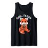 Shhh. I'm Busty Fox Coffee Bean Cafe Otaku Animation Comics Tank Top view 1