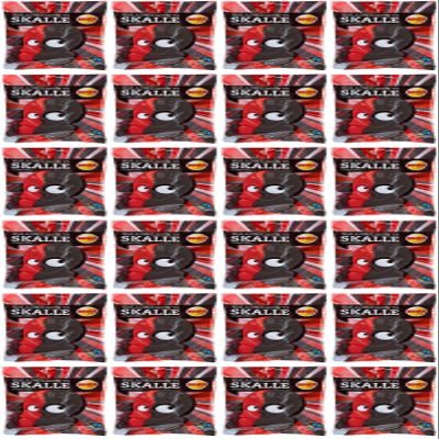 Bubs Skull Raspberry Liquorice 24 Packs of 90g