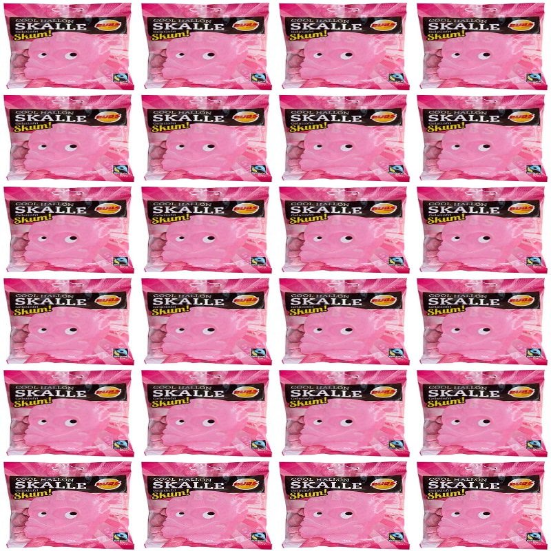 Bubs Skull Cool Raspberry Liquorice 24 Packs of 90g