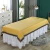 Pure Color Beauty Bed Cover Waterproof Massage Table Pads Soft Beauty Salon Spa Beauty Massage Bed Sheets For Washing Head-B 220x90cm view 2