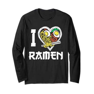 I Heart Ramen Noodles Long Sleeve T-Shirt