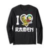 I Heart Ramen Noodles Long Sleeve T-Shirt view 1