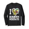 I Heart Ramen Noodles Long Sleeve T-Shirt view 1