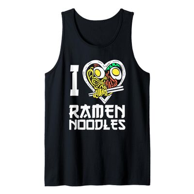 I Heart Ramen Noodles Tank Top