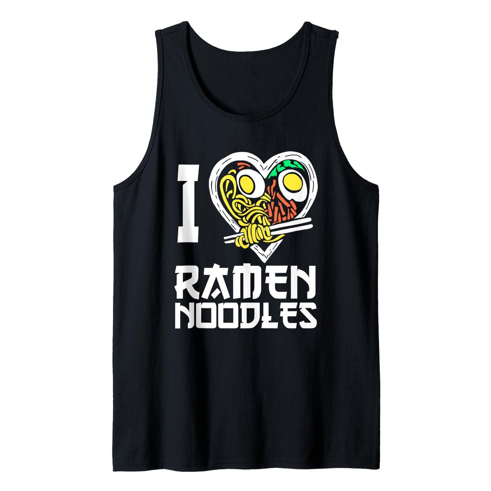 I Heart Ramen Noodles Tank Top