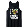 I Heart Ramen Noodles Tank Top view 1