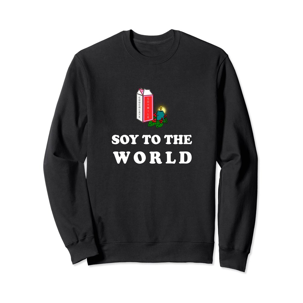 Chocolate Soy Milk Vegan Sweatshirt