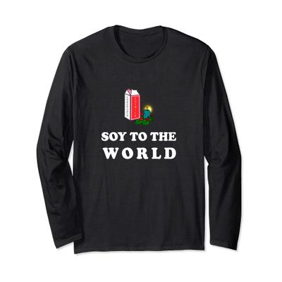 Chocolate Soy Milk Vegan Long Sleeve T-Shirt