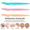 ASTARON 30 Pcs Eyebrow and Face Razors for Women, Facial Hair Remover Dermaplaning Trimmers view 3