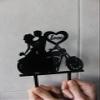 CARISPIBET Woman and horse cake topper Cowgirl horsemanship anniversary cake decoration view 3