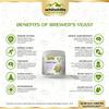 Brewer's Yeast Powder 500g Non-debittered Inactive Natural Source of B-Vitamins, Chromium, Selenium and Potassium for Humans, Cats, Dogs, Horses and Ducklings view 2