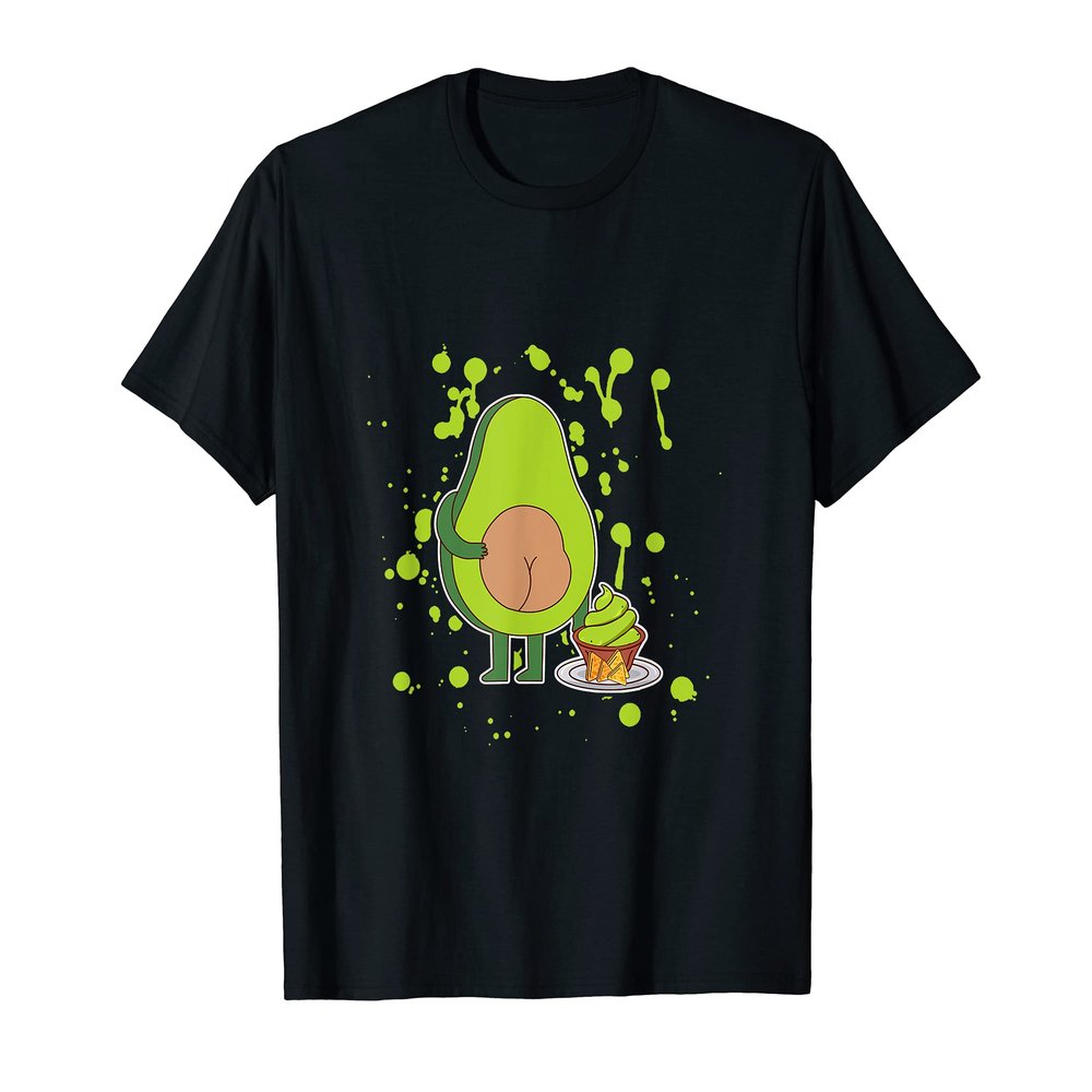 Ass Butt Dip Mash Avocado Guacamole Fruits Vegetables Vegan T-Shirt