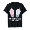 What's The Tea Sis Bubble Tea Gossip Milk Tea Tapioca T-Shirt view 1