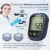 GoChek Diabetes Test Kit, Blood Sugar Tester with Ketone and Hypo Warning, 450 Memory, Blood Glucose Monitor with Test Strips*50 and Lancet*50 -in mmol/L view 4