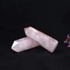 1PC Natural Crystal Hexagon Bar Crystal Point Mineral Ornament Health Healing Stones Wand Modern Home Decor Collect Gifts-Rose Quartz_70-80mm view 1