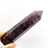 1PC Natural Quartz Astrophyllite and Garnet Point Towers Crystals Healing Stones for Feng Shui Natural Stones and Minerals-70-80mm view 4