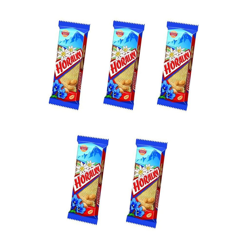 SEDITA HORALKY WITH PEANUT FILLING WAFERS 50g (5 PACK)