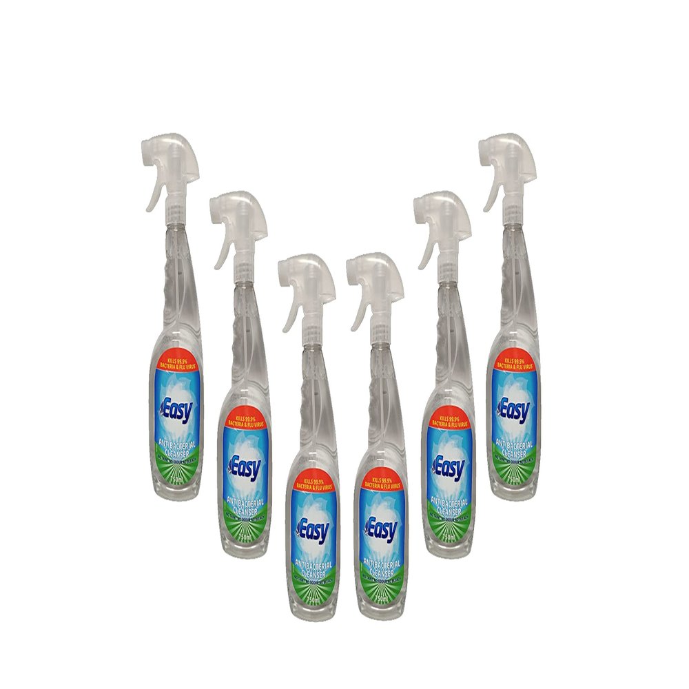 Easy Antibacterial Spray 750ml (Clear) - Bulk 6 Multipack
